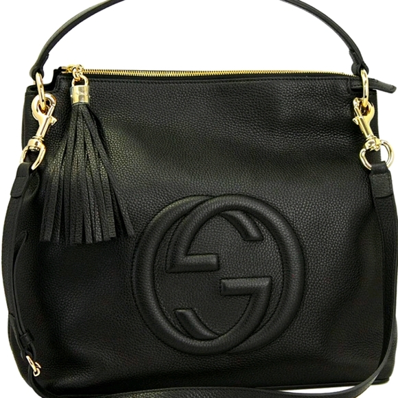 Gucci Handbags - Gucci Soho black bag